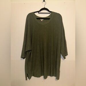 Stylish Olive Knit Top